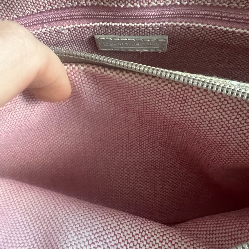 Dooney & Bourke Tan and White Shoulder Bag - Picture 6 of 8